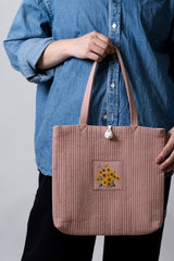 KKOT TOTE | BLUSH PATCH SUNFLOWER