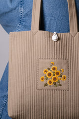 KKOT TOTE | FAWN PATCH SUNFLOWER