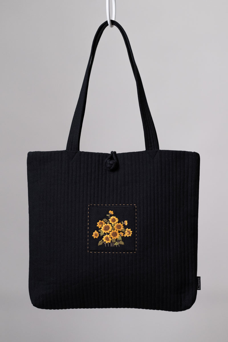 KKOT TOTE | INK PATCH SUNFLOWER