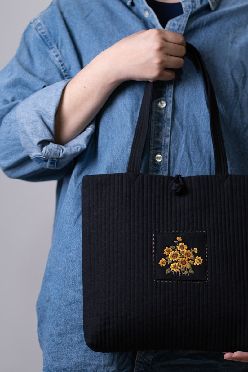 KKOT TOTE | INK PATCH SUNFLOWER