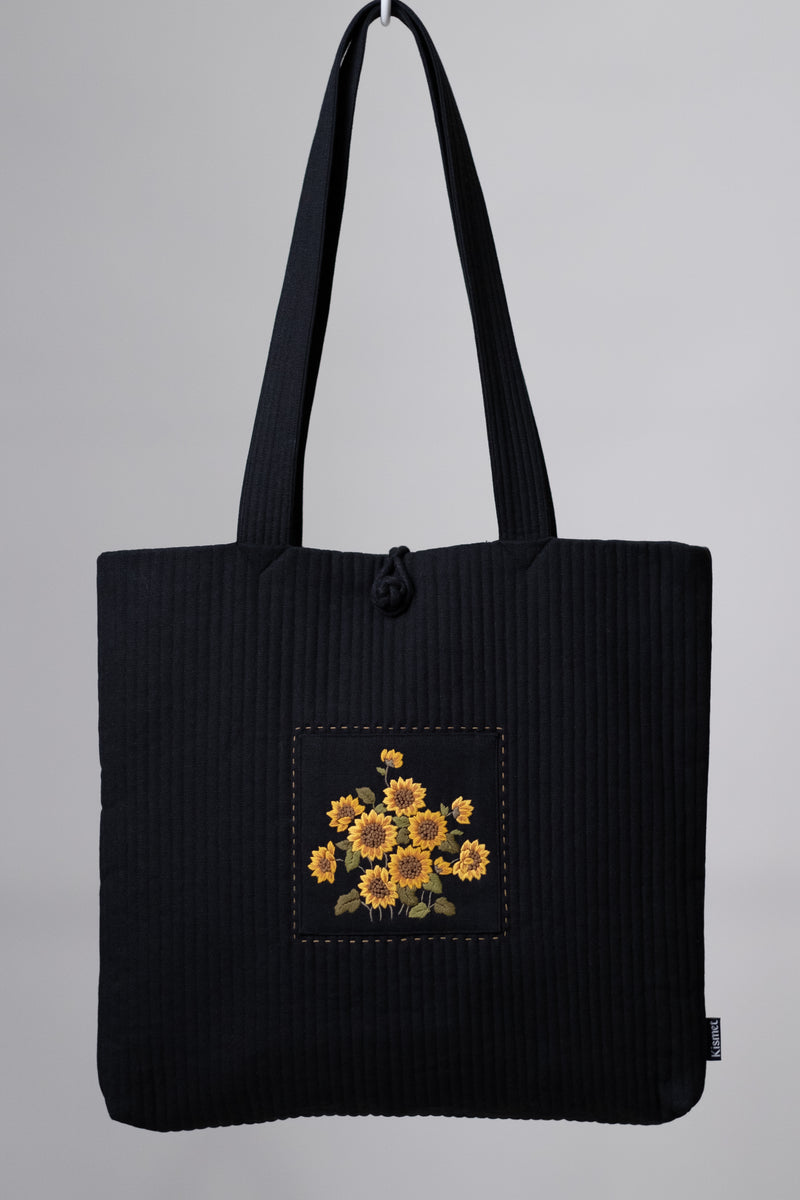 KKOT TOTE | INK PATCH SUNFLOWER