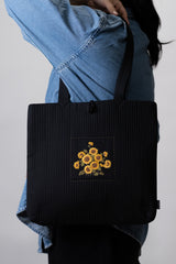 KKOT TOTE | INK PATCH SUNFLOWER