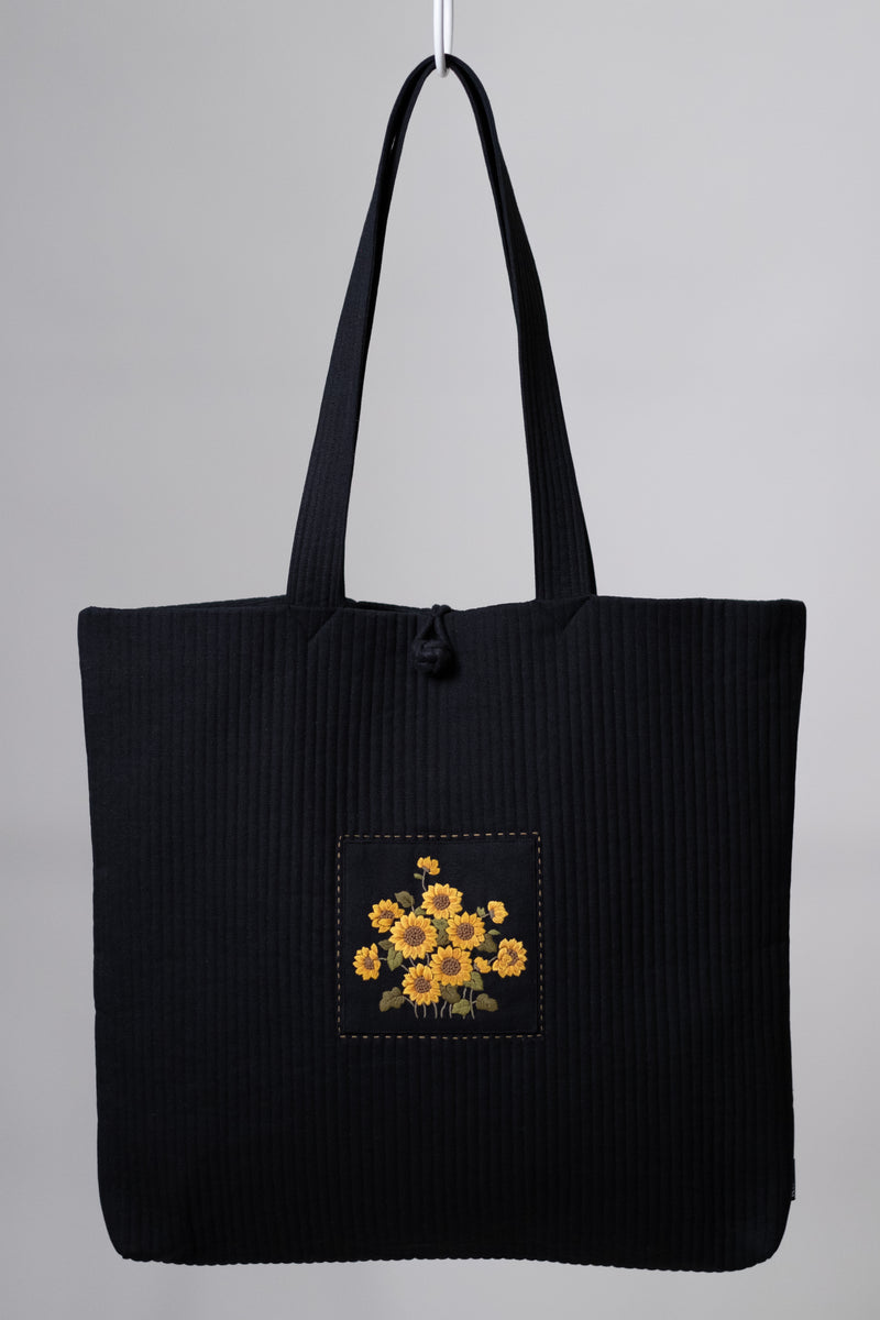 KKOT TOTE | INK PATCH SUNFLOWER