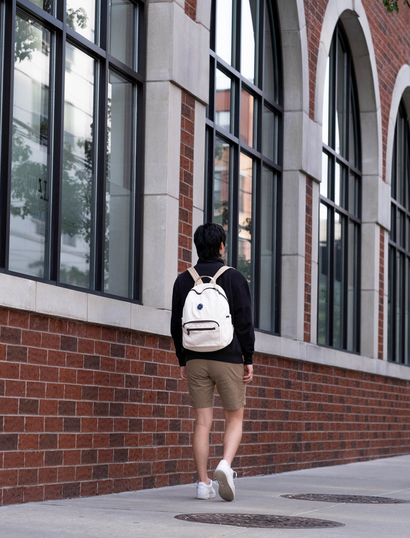 Everyday Denim Backpack | Cream